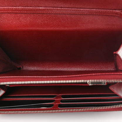 Chanel Caviar Quilted Phone Holder Wallet on Removable Chain Red 7 of 12