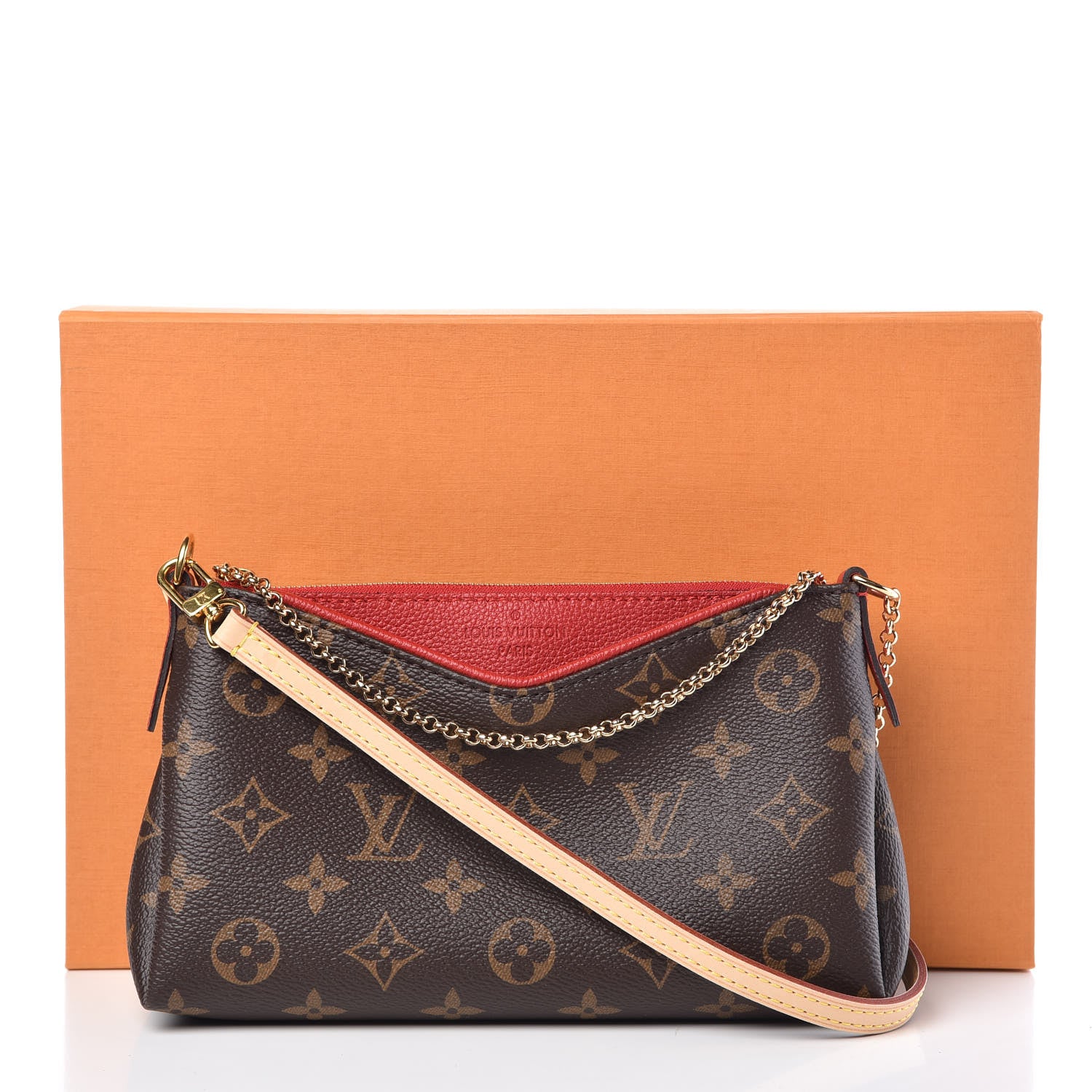 Louis Vuitton Monogram Pallas Clutch Cherry 10 of 10
