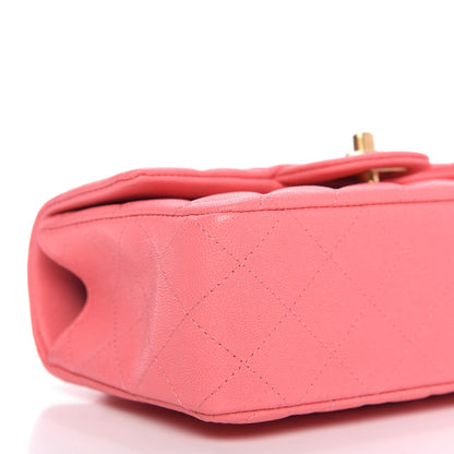 Chanel Caviar Quilted Mini Top Handle Rectangular Flap Pink 6 of 10