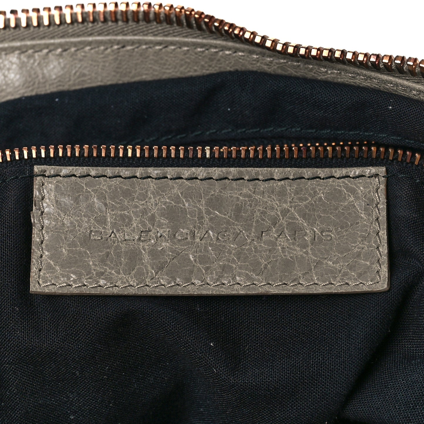 Agneau Giant 21 Rose Gold Hardware Work Papyrus
