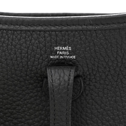 Hermes Taurillon Clemence Evelyne TPM Black 6 of 11