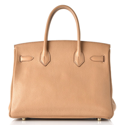 Hermes Taurillon Clemence Birkin 30 Camel Tabac 5 of 44