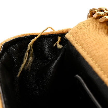 Saint Laurent Jersey Wool Patchwork Monogram Mini Jamie Baguette Saffron 10 of 12