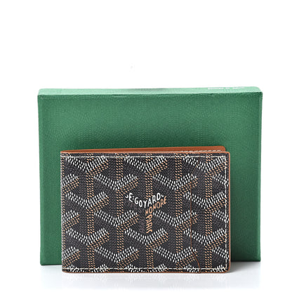 Goyard Goyardine Victoire Card Holder Insert Black Gold 8 of 8