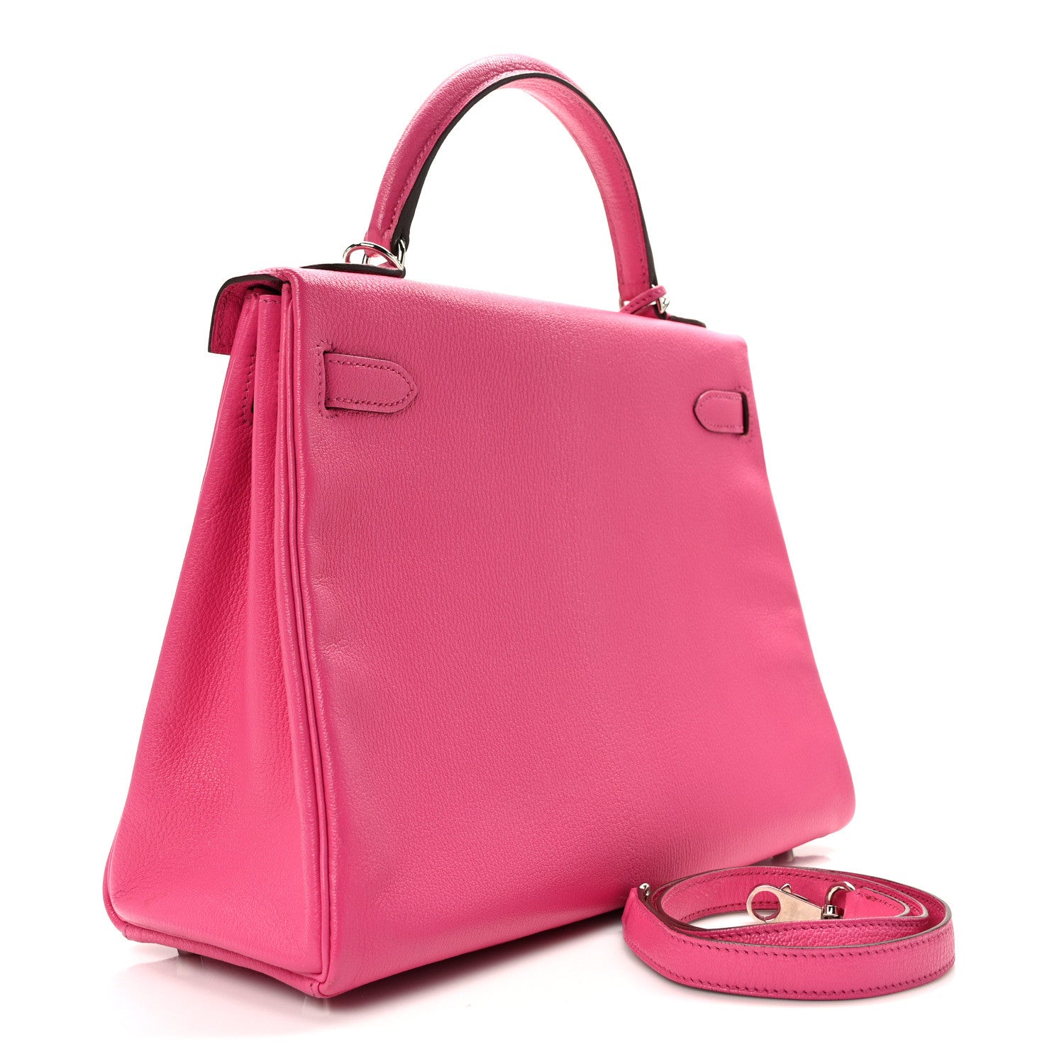 Hermes Evercolor Kelly Retourne 28 Rose Azalee 3 of 15