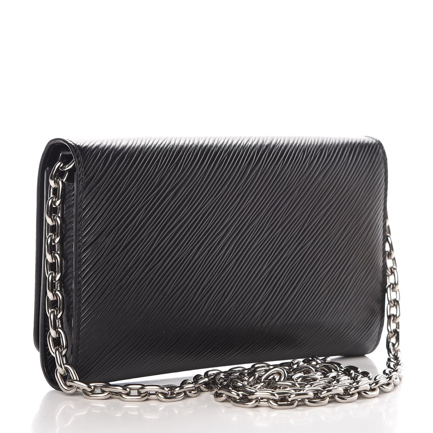 Epi Twist Chain Wallet Black