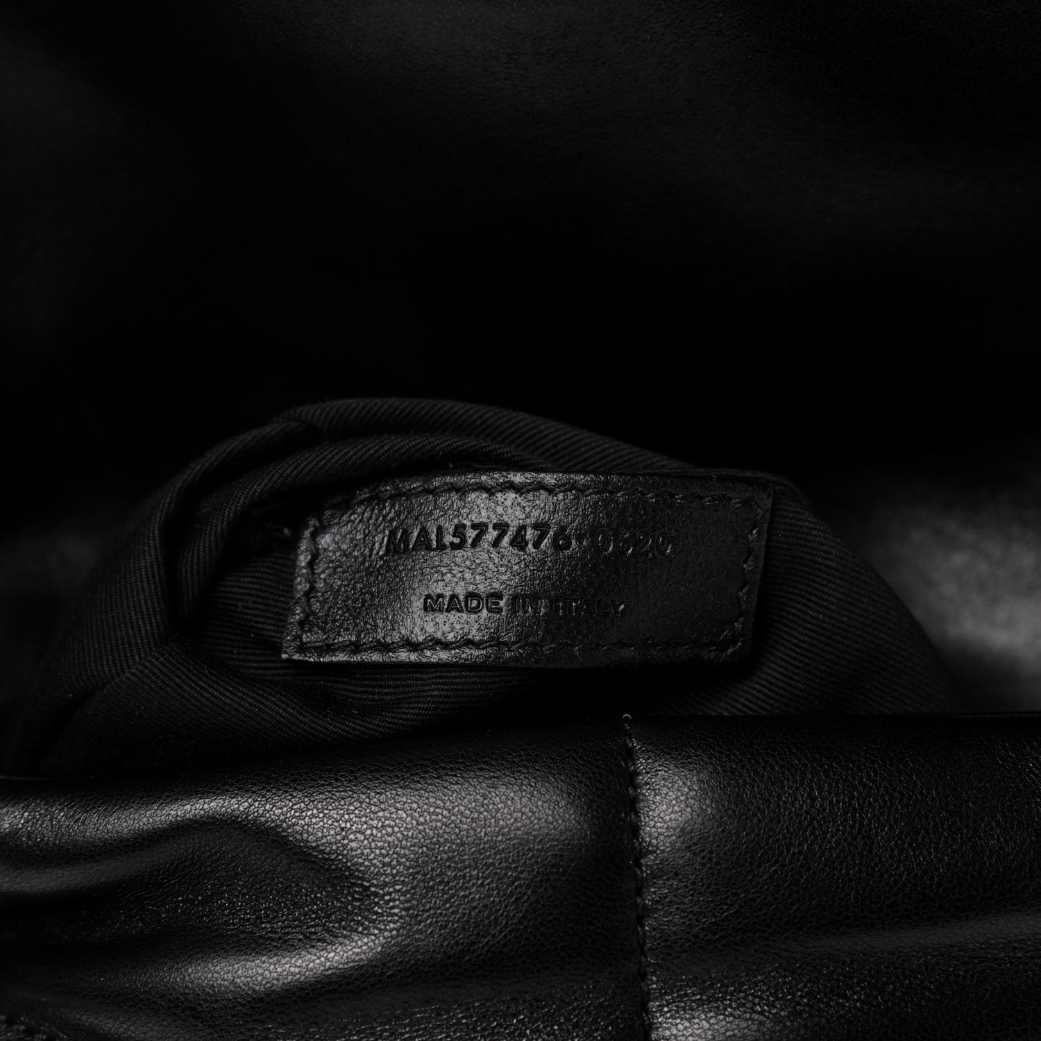Saint Laurent Lambskin Quilted Small Loulou Puffer Monogram Chain Satchel Black 8 of 8