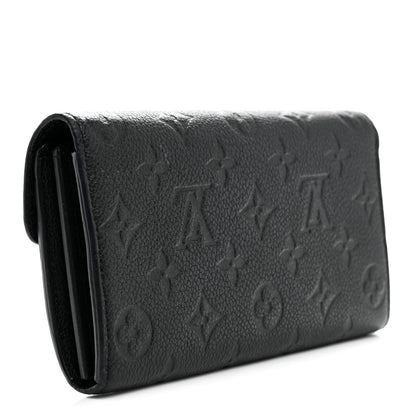 Louis Vuitton Empreinte Sarah Wallet NM Black 3 of 7