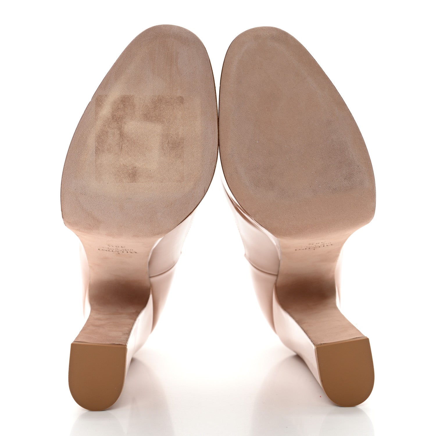 Valentino Garavani Patent Tan-Go 55/155mm Platform Pumps 38.5 Rose Cannelle 5 of 14