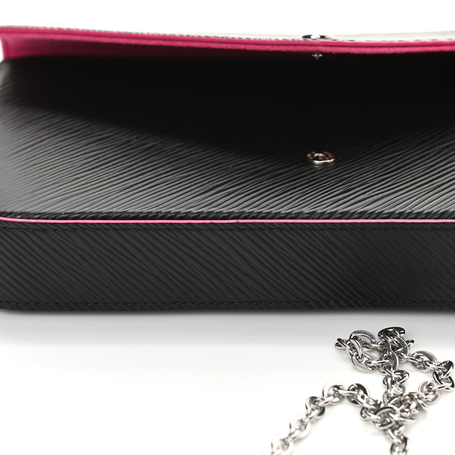 Louis Vuitton Epi Pochette Felicie Black Hot Pink 17 of 18