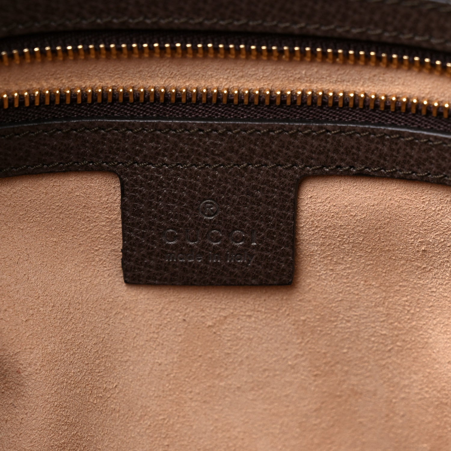 Gucci GG Supreme Monogram Web Medium Ophidia Top Handle Dome Bag Brown 6 of 12