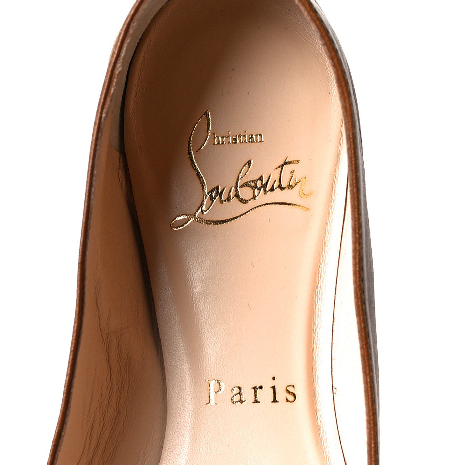 Christian Louboutin Shiny Nappa Ballalla Flats 36.5 Safari 7 of 9