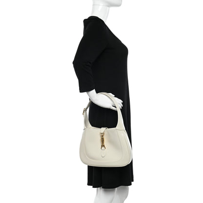 Gucci Boarded Dyana Lux Calfskin Small Jackie 1961 Hobo Mystic White 2 of 15