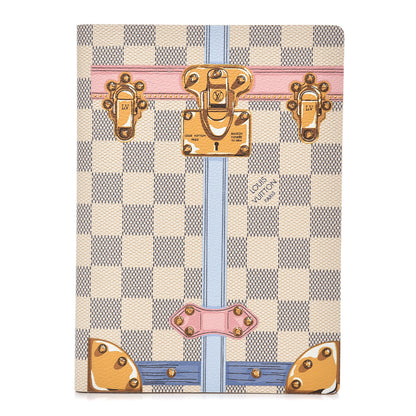 Louis Vuitton Damier Azur Summer Trunks Clemence Notebook MM 1 of 7