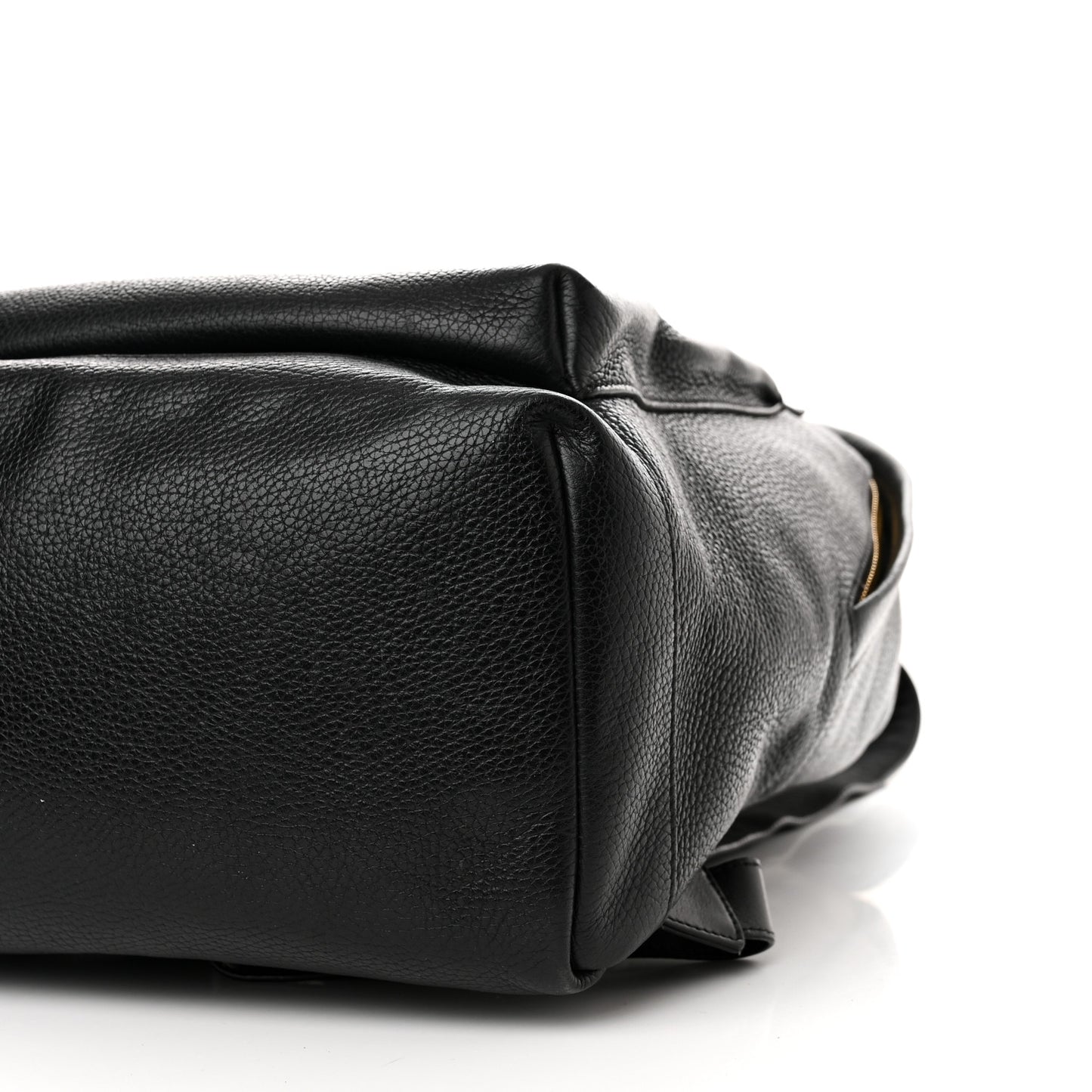 Grained Calfskin Buckley Backpack Black