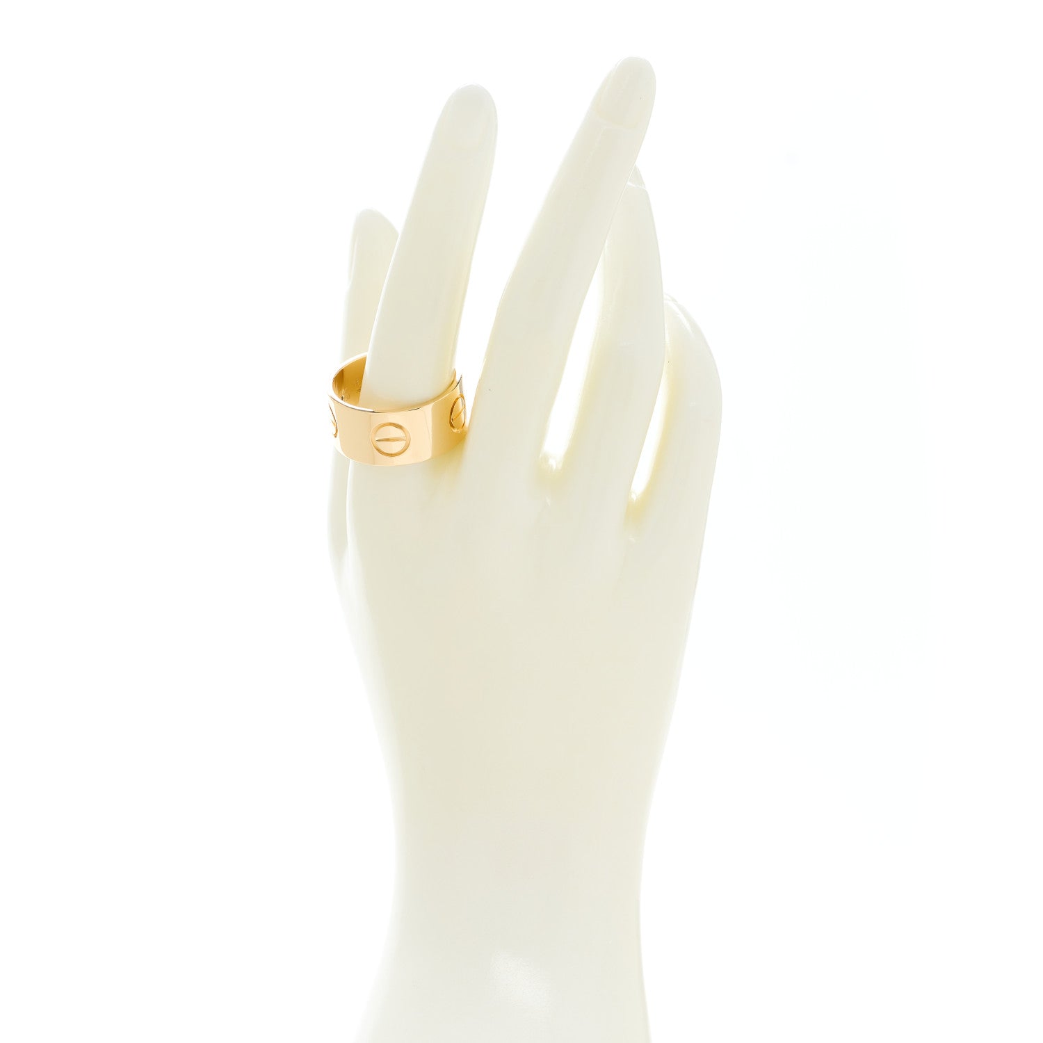 Cartier 18K Yellow Gold 11mm LOVE Ring 68 12.25 2 of 5
