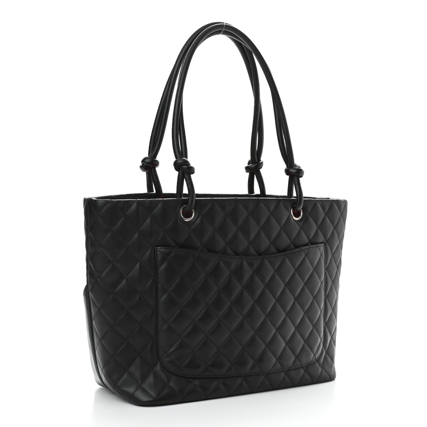 Chanel Calfskin Quilted Large Cambon Tote Black 5 of 13