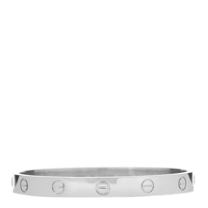 Cartier 18K White Gold LOVE Bracelet 16 1 of 7