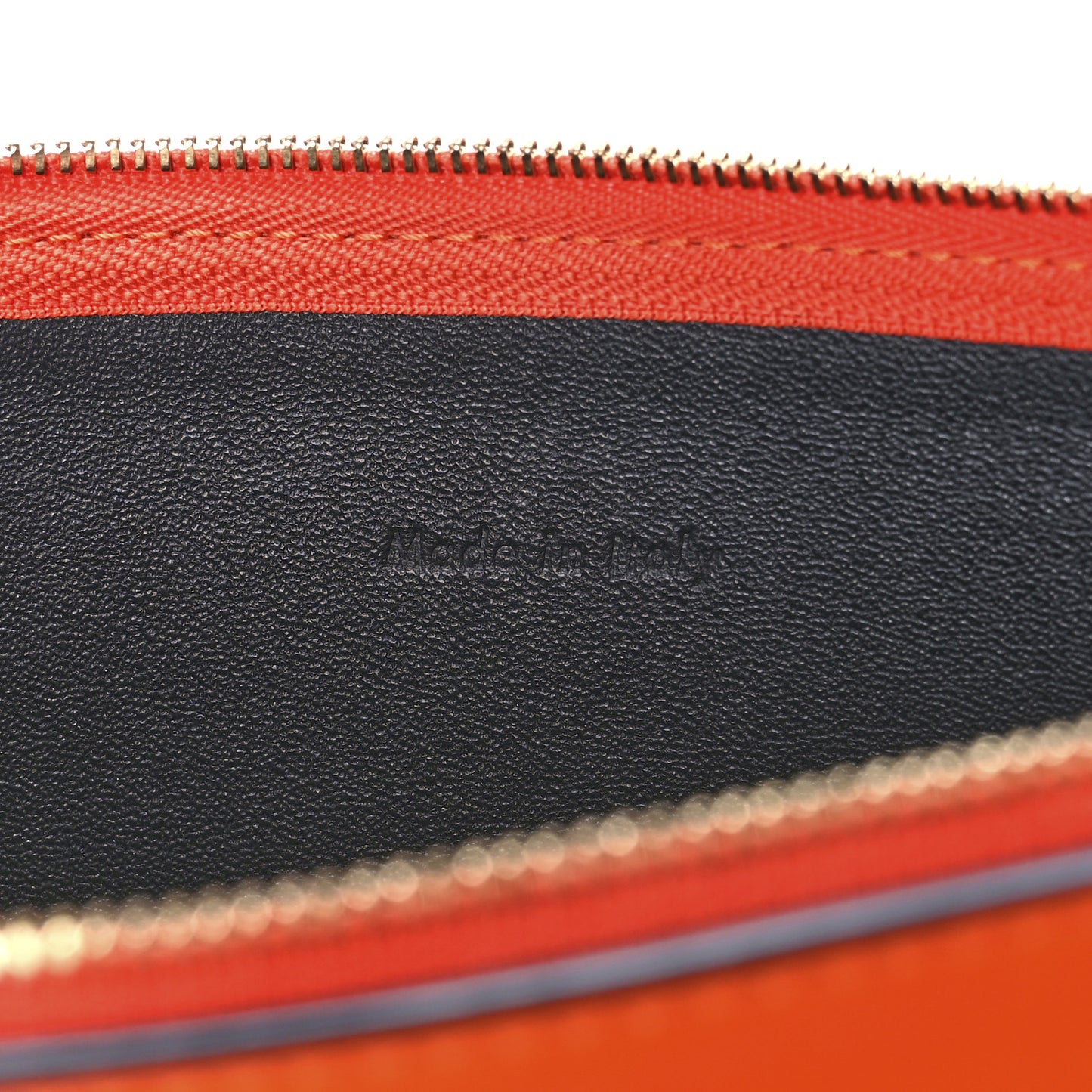 Smooth Calfskin Medium Pocket Clutch On Chain Multicolor