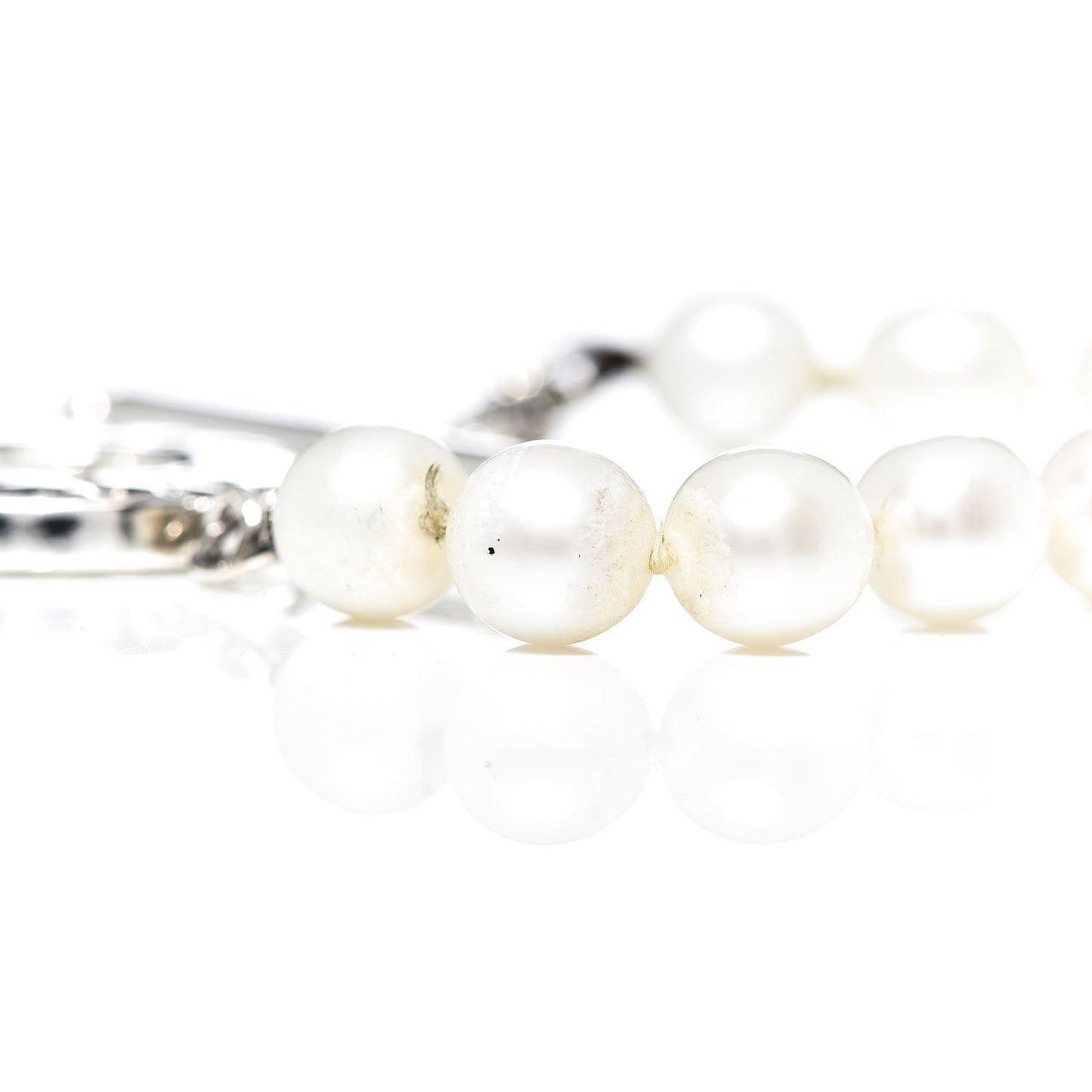 Sterling Silver Pearl Toggle Bracelet