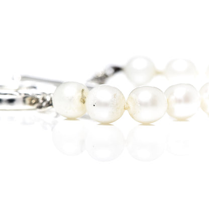 Tiffany Sterling Silver Pearl Toggle Bracelet 8 of 8