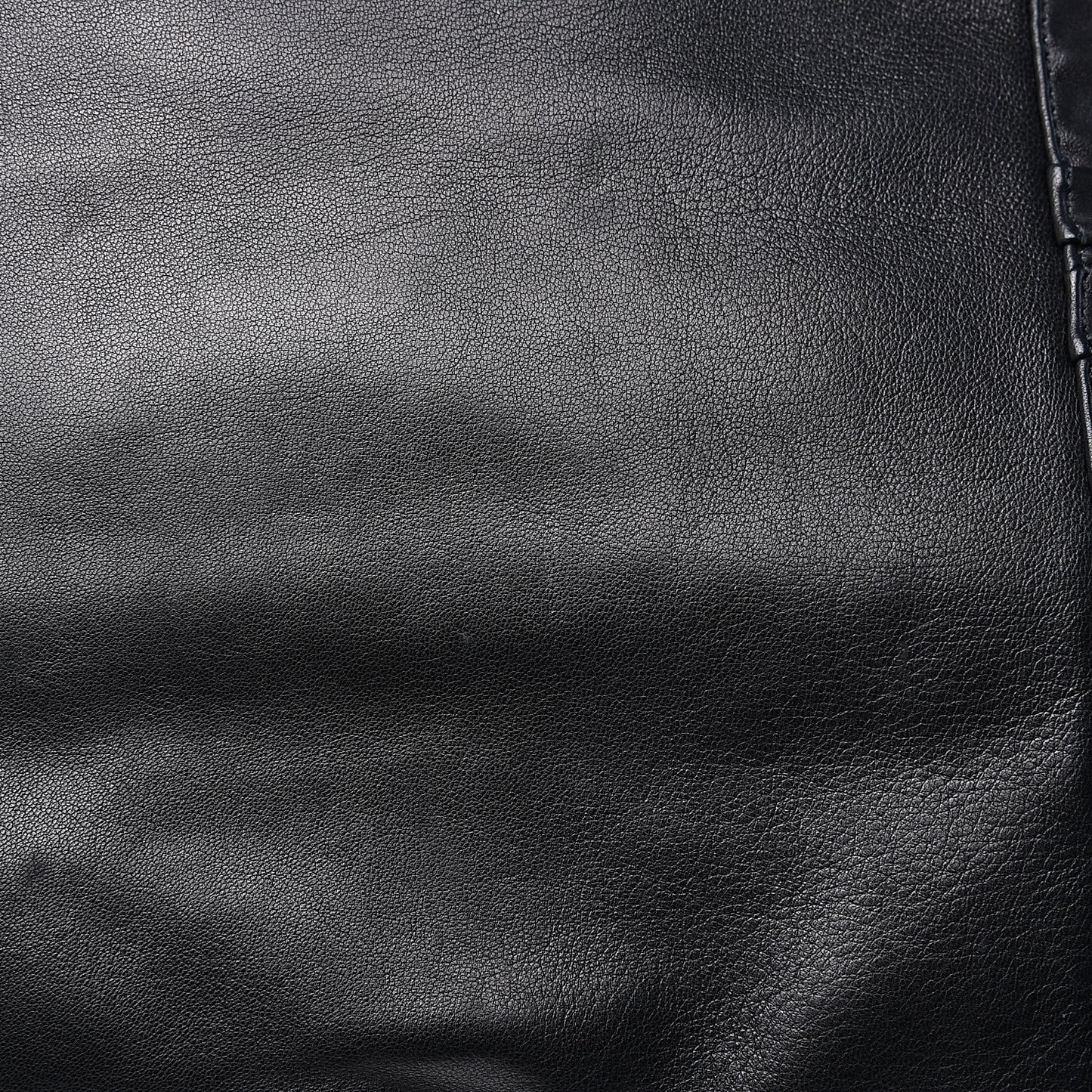 Nappa Dressy Gaufre Ruched Flap Clutch Black