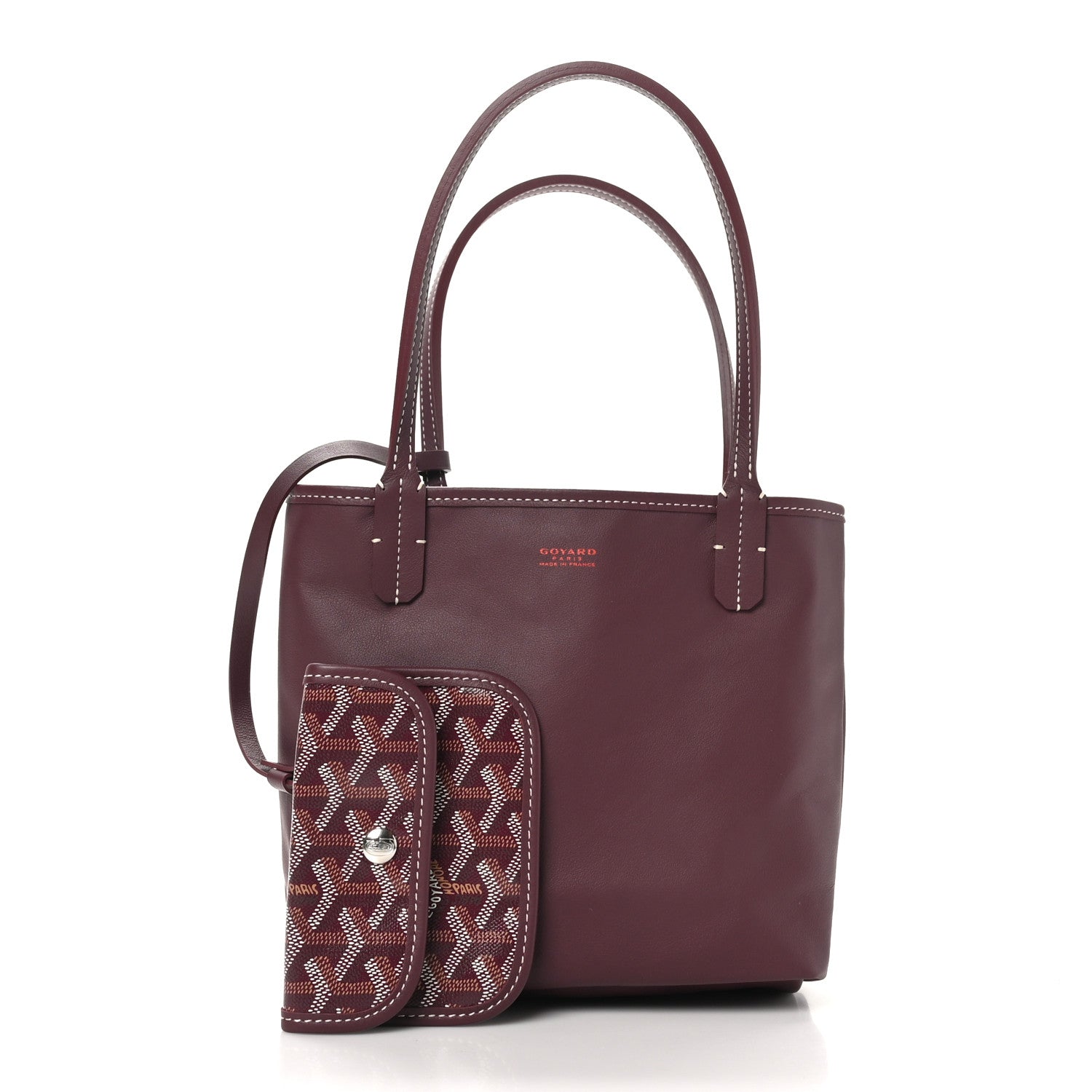 Goyard Goyardine Reversible Mini Anjou Burgundy 4 of 18