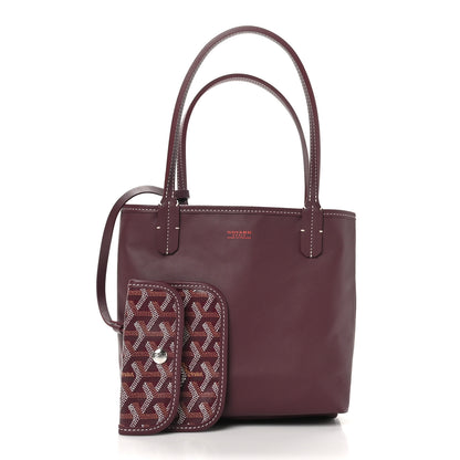 Goyard Goyardine Reversible Mini Anjou Burgundy 4 of 18