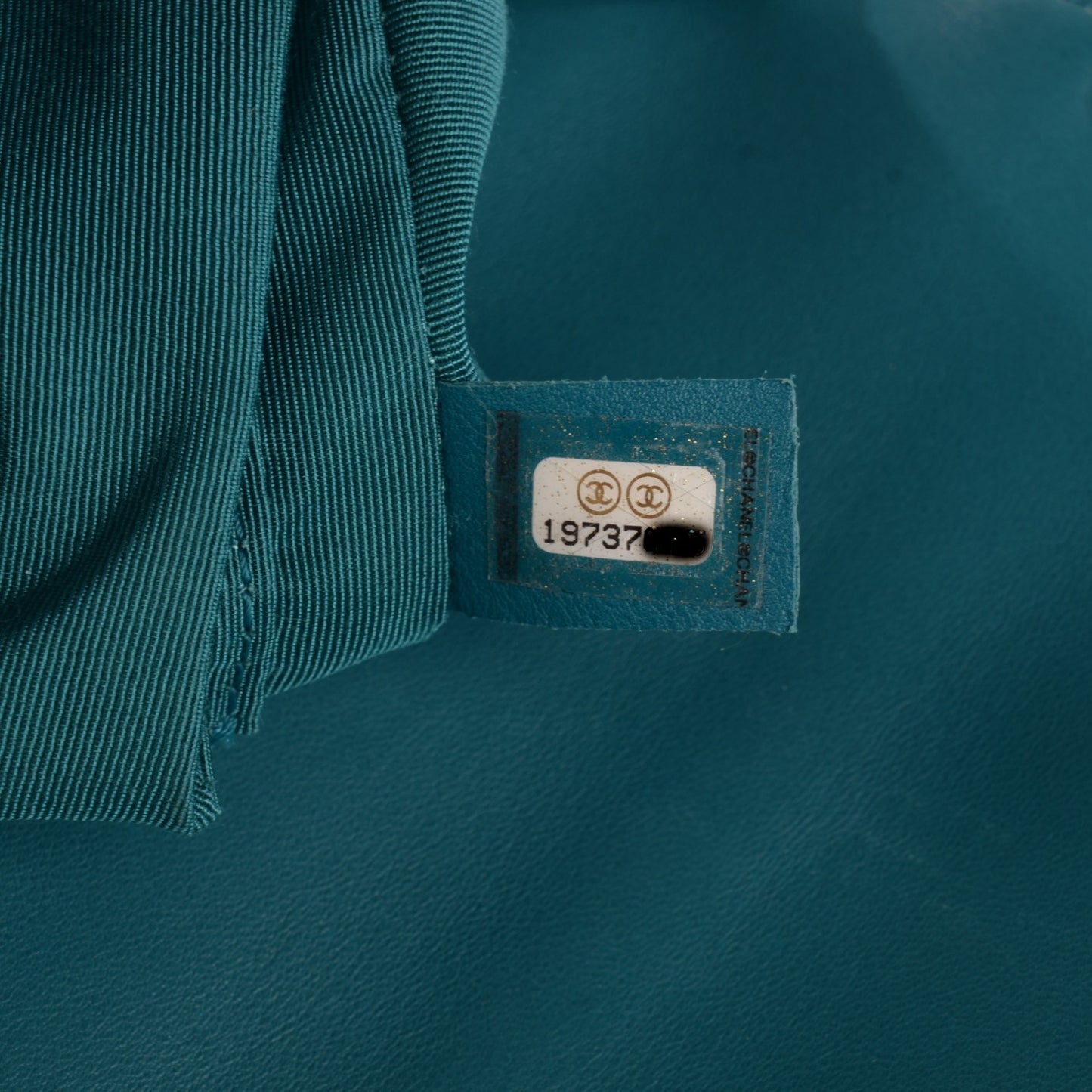 Lambskin Quilted New Medium Boy Flap Dark Turquoise