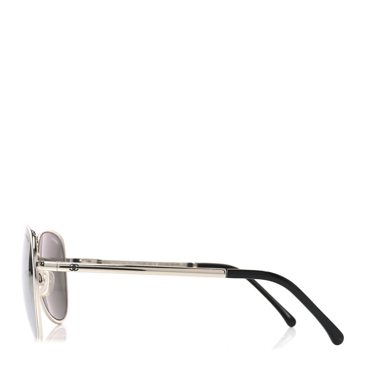 Chanel Pilot Summer Aviator Sunglasses 4223 Silver 3 of 7