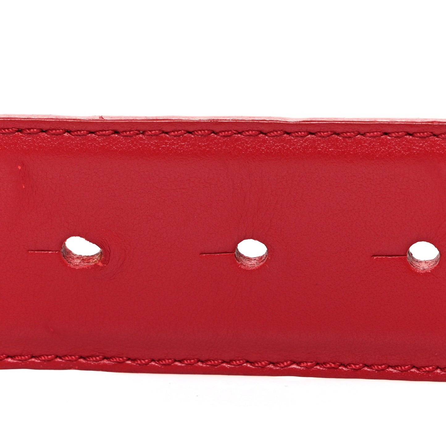 Calfskin Tonal 3cm La Medusa Belt 110 44 Red