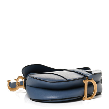 Christian Dior Calfskin Mini Saddle Bag Sky Blue 4 of 12