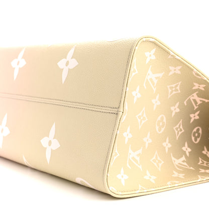 Louis Vuitton Monogram Giant Spring In The City Onthego MM Sunset Kaki 9 of 10
