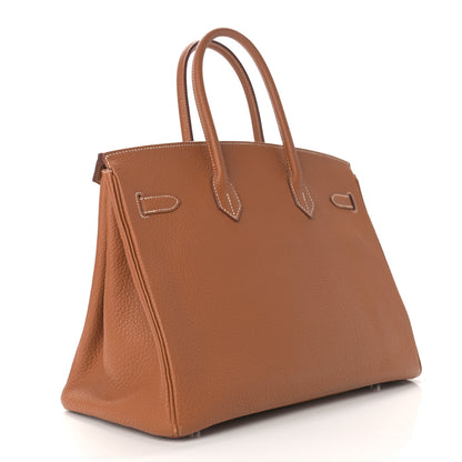 Hermes Togo Birkin 35 Gold 3 of 17