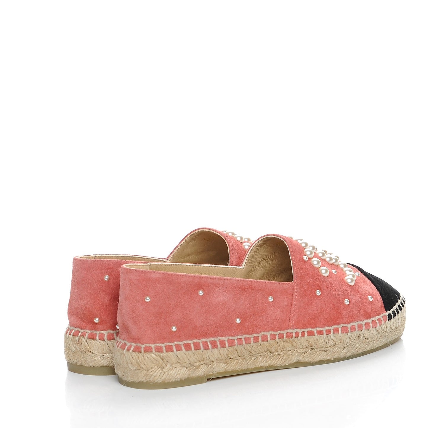 Suede Pearl CC Espadrilles 37 Pink