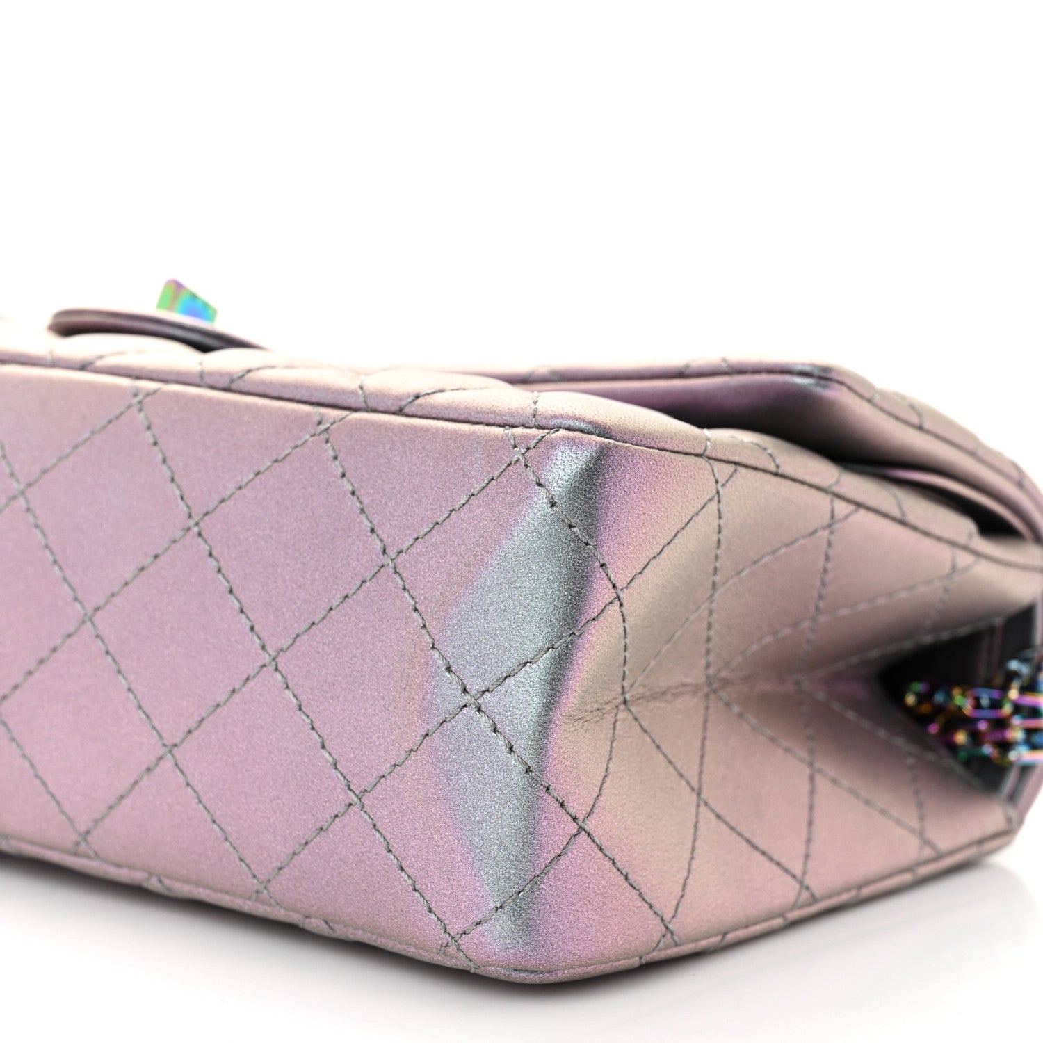 Chanel Iridescent Lambskin Quilted 2.55 Reissue 226 Flap Light Purple 10 of 11