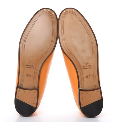 Gucci Lambskin Womens Brixton Horsebit Loafers 36.5 Crystal Copper 5 of 10