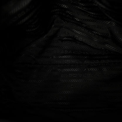 Prada Re-Nylon Nappa Triangle Quilted Padded Double Handled Zip Pocket Tote Black 5 of 11