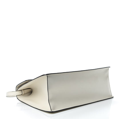 Gucci Calfskin Maxi Sylvie Top Handle Bag White 5 of 14