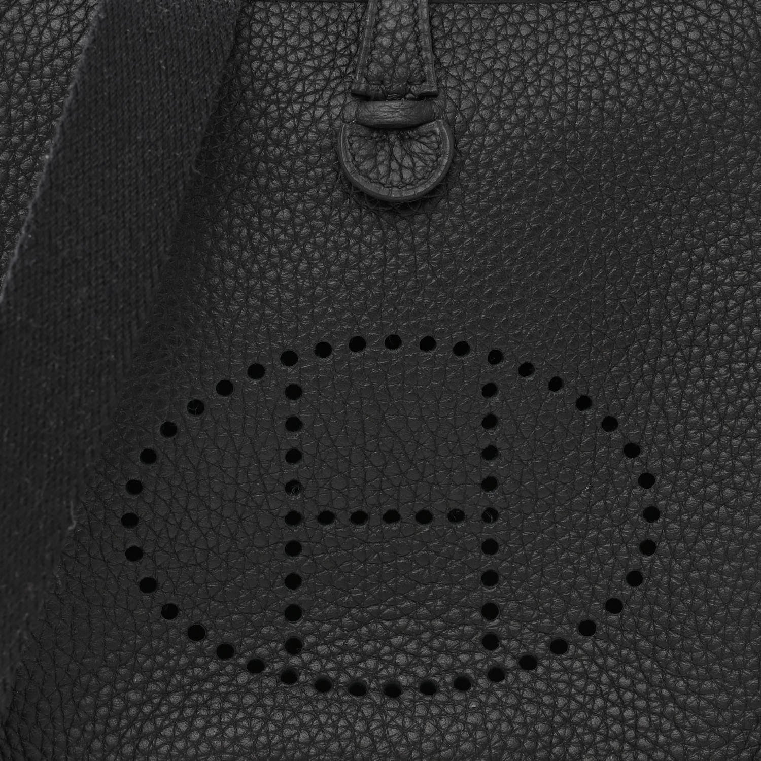 Hermes Taurillon Clemence Evelyne TPM Black 8 of 12