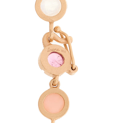 Irene Neuwirth 18K Rose Gold Multi Gemstone Petite Classic Link Bracelet 3 of 4