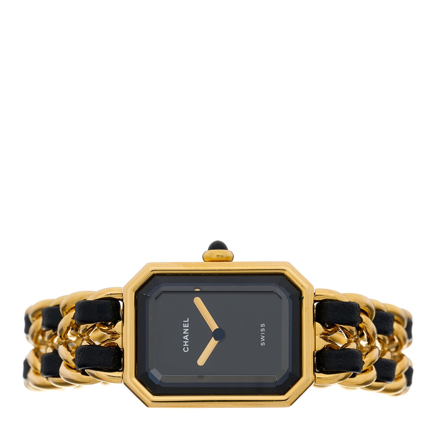 Stainless Steel Lambskin 20mm Chain Premiere Quartz Watch Gold M