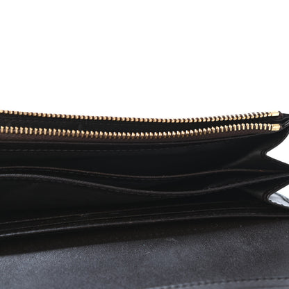 Burberry Haymarket Check Penrose Continental Wallet Chocolate 4 of 4