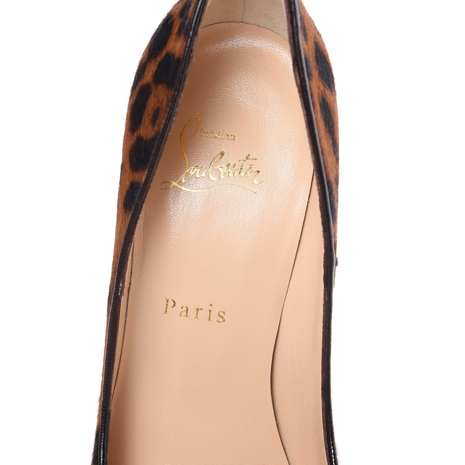 Christian Louboutin Pony Hair So Kate 120 Pumps 38.5 Leopard Black 7 of 8