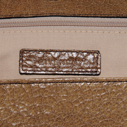 Givenchy Crackled Patent Envelope Folded Clutch Light Brown 6 of 13