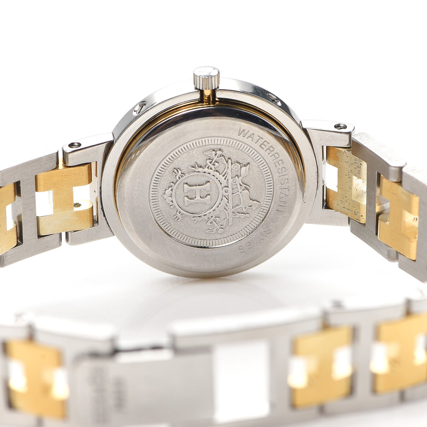 Stainless Steel 24mm Clipper Quartz Watch Gold
