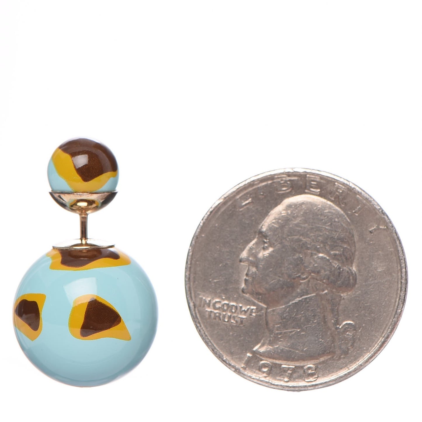Printed Mise En Dior Tribal Earrings