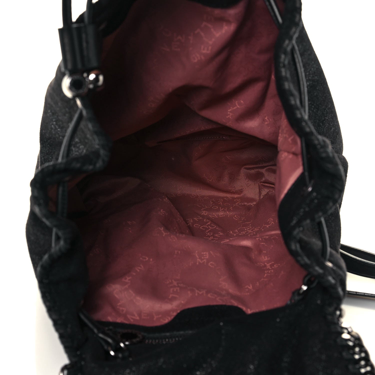 Stella McCartney Shaggy Deer Mini Rucksack Backpack Black 10 of 15