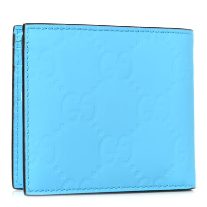 Gucci Rubber Effect GG Embossed Bi-Fold Wallet Bright Splash 3 of 8