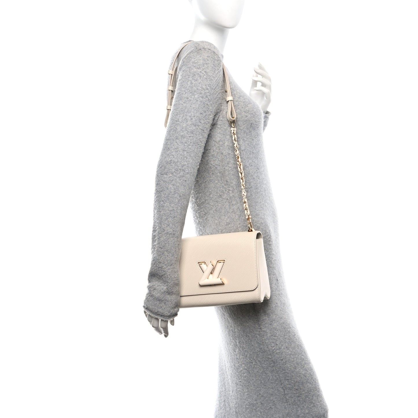 Epi Twist Shoulder Bag MM Quartz